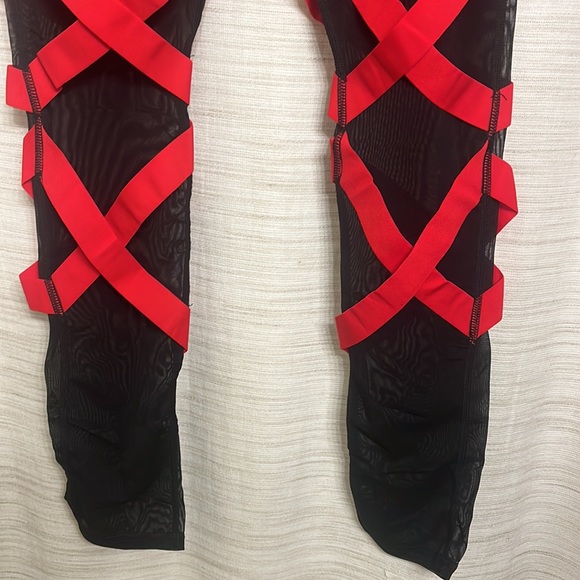 LAST CALL Black Spandex with Red Accents - Picture 5 of 8